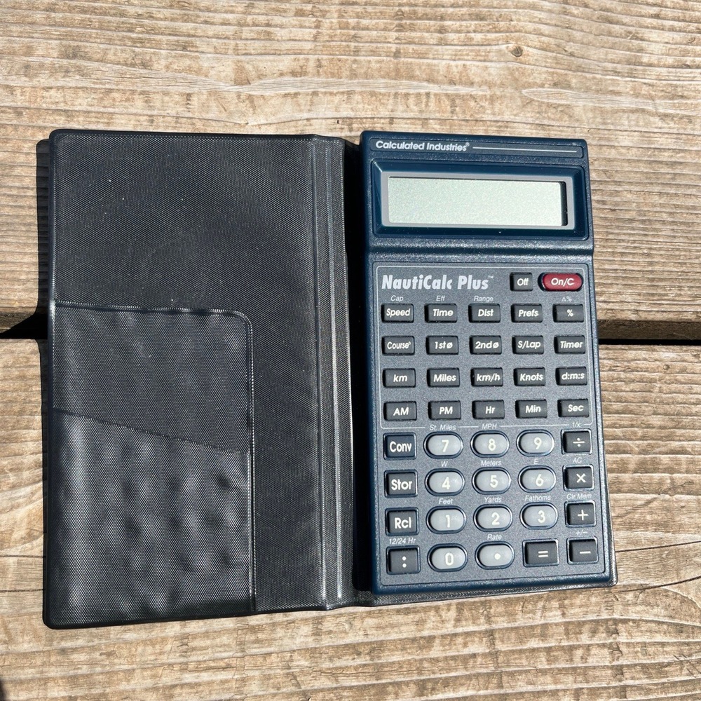 Calculated NautiCalc Plus 8416 Navigational Calculator w/ Case